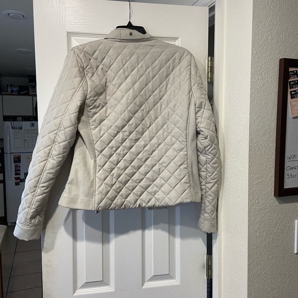 Beige Puffer Jacket - Picture 2 of 5